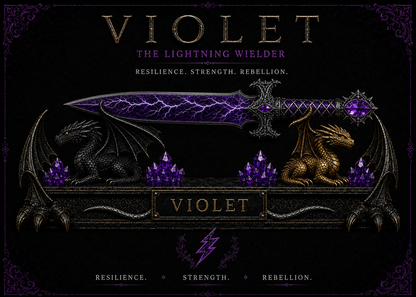 Violet & Tairn — Fourth Wing Collector Dagger with Dragon Stand